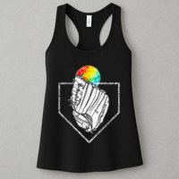Snow Cone Catch Softball & Baseball Snowcone Womens Tank Top