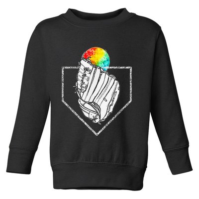 Snow Cone Catch Softball & Baseball Snowcone Toddler Sweatshirt