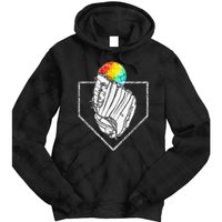 Snow Cone Catch Softball & Baseball Snowcone Tie Dye Hoodie