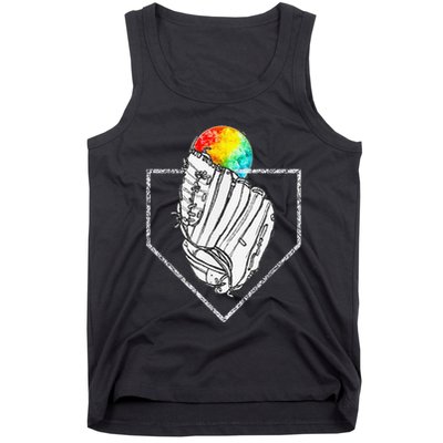 Snow Cone Catch Softball & Baseball Snowcone Tank Top