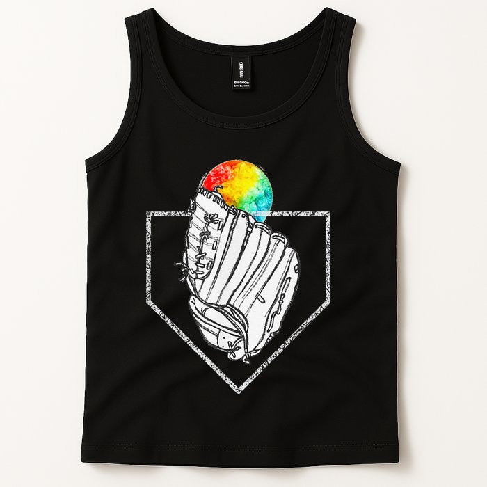 Snow Cone Catch Softball & Baseball Snowcone Tank Top