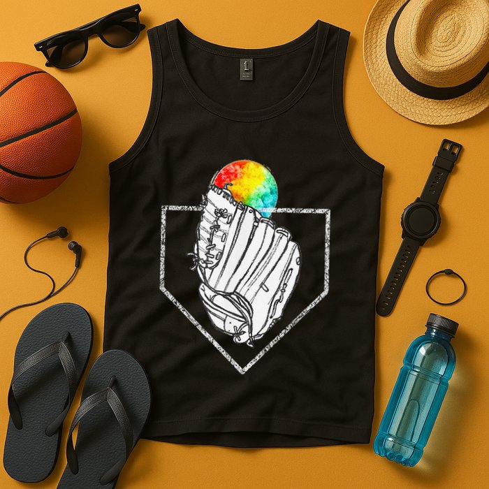 Snow Cone Catch Softball & Baseball Snowcone Tank Top