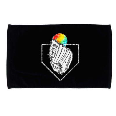 Snow Cone Catch Softball & Baseball Snowcone Microfiber Hand Towel