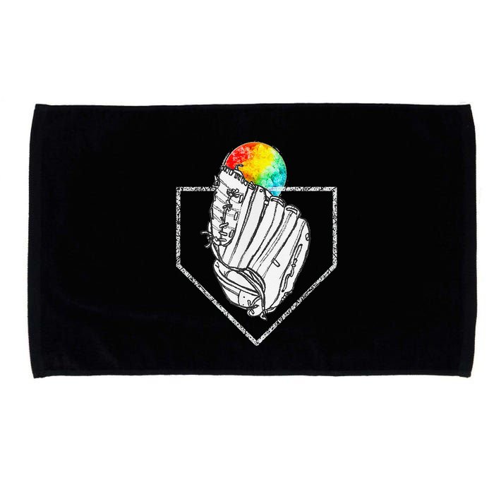 Snow Cone Catch Softball & Baseball Snowcone Microfiber Hand Towel
