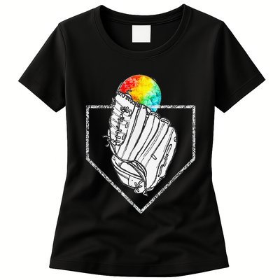 Snow Cone Catch Softball & Baseball Snowcone Womens T-Shirt