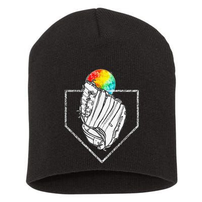 Snow Cone Catch Softball & Baseball Snowcone Short Acrylic Beanie