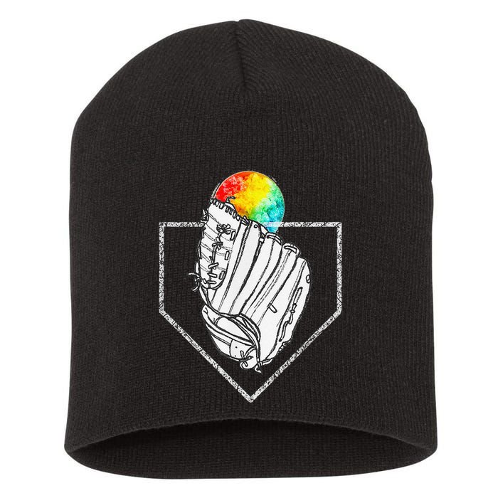 Snow Cone Catch Softball & Baseball Snowcone Short Acrylic Beanie