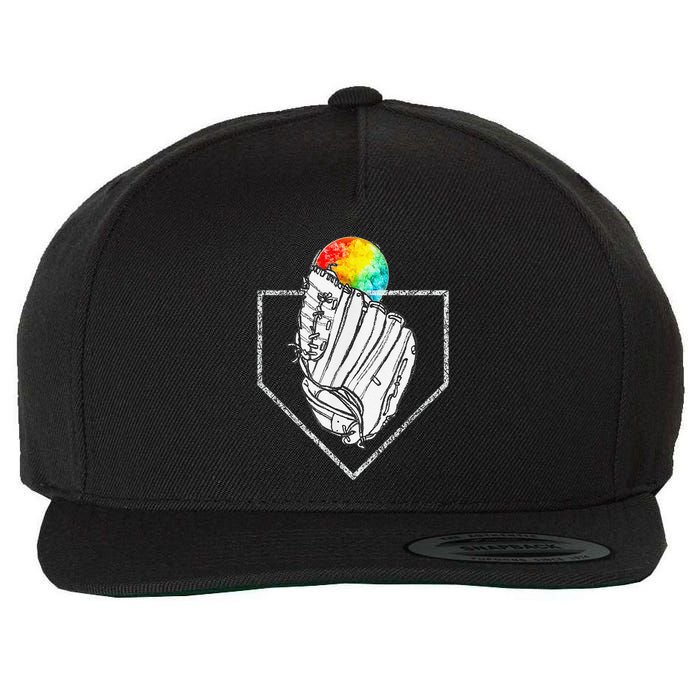 Snow Cone Catch Softball & Baseball Snowcone Wool Snapback Cap