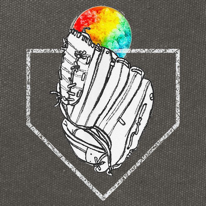 Snow Cone Catch Softball & Baseball Snowcone Cotton Canvas Backpack