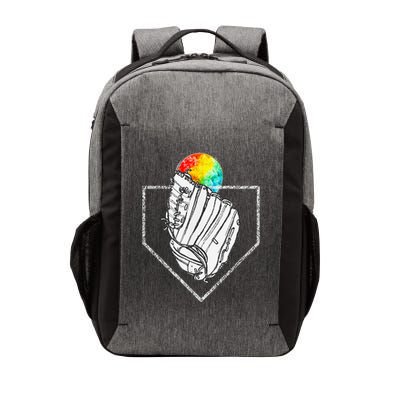 Snow Cone Catch Softball & Baseball Snowcone Vector Backpack