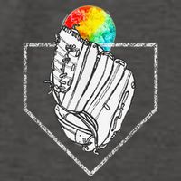 Snow Cone Catch Softball & Baseball Snowcone Vector Backpack