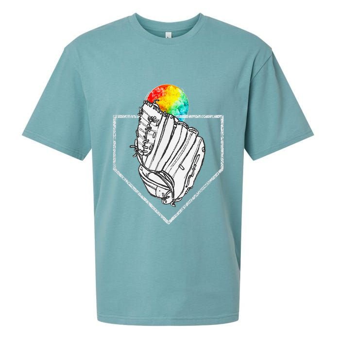 Snow Cone Catch Softball & Baseball Snowcone Sueded Cloud Jersey T-Shirt