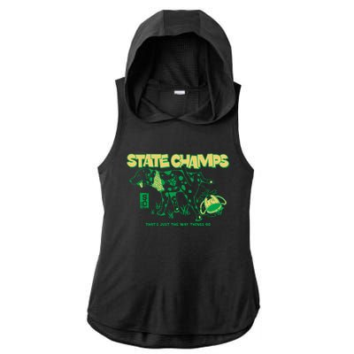 State Champs Doggo ThatS Just The Way Things Go Ladies PosiCharge Tri-Blend Wicking Draft Hoodie Tank