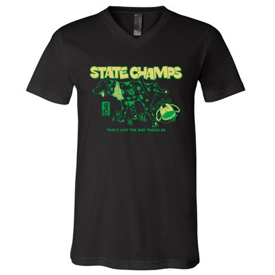 State Champs Doggo ThatS Just The Way Things Go V-Neck T-Shirt