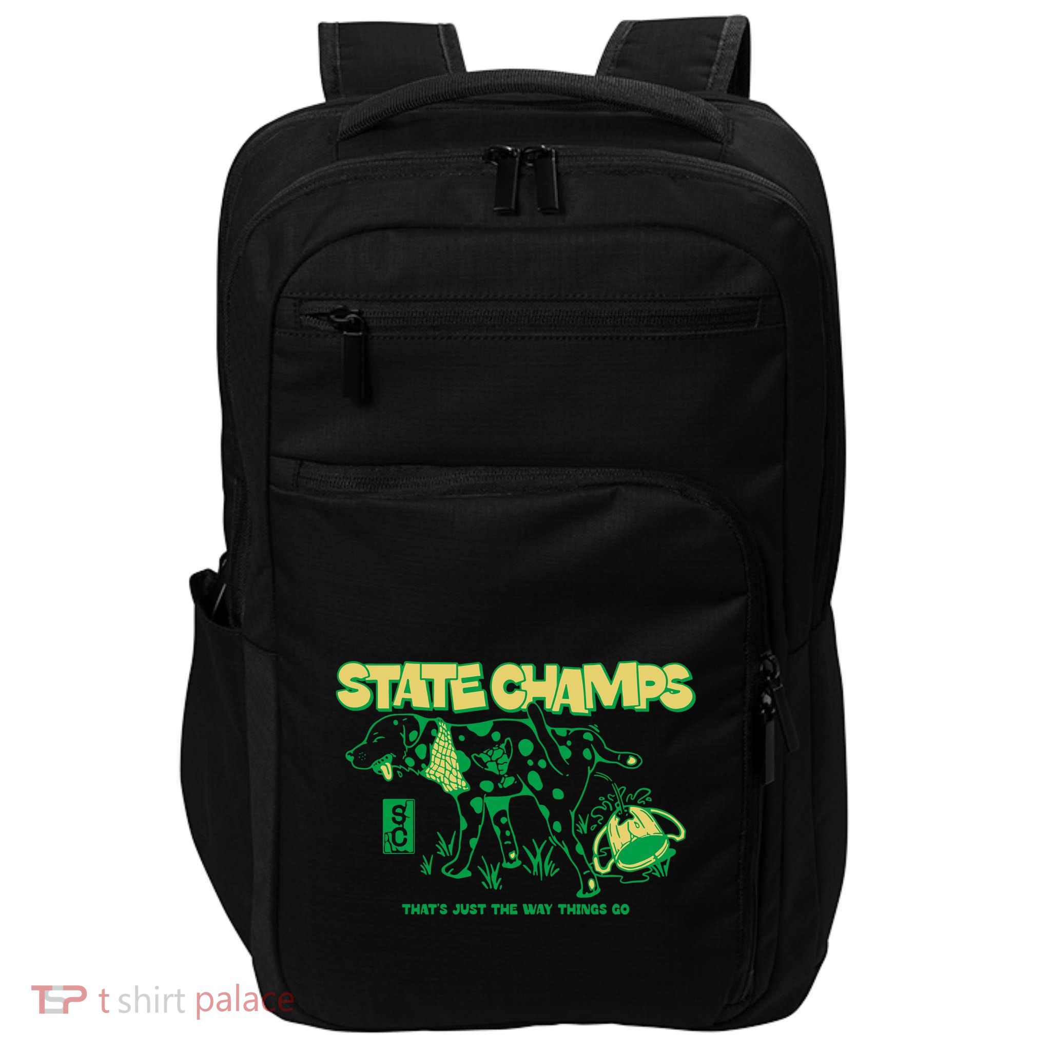 State Champs Doggo ThatS Just The Way Things Go Impact Tech Backpack