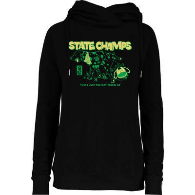 State Champs Doggo ThatS Just The Way Things Go Womens Funnel Neck Pullover Hood