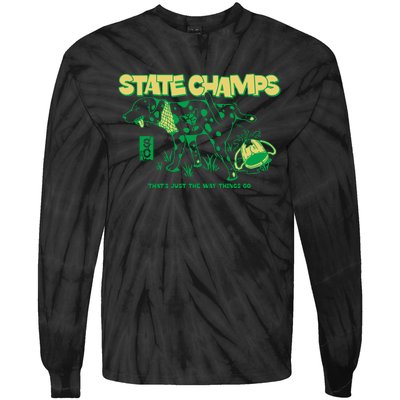 State Champs Doggo ThatS Just The Way Things Go Tie-Dye Long Sleeve Shirt