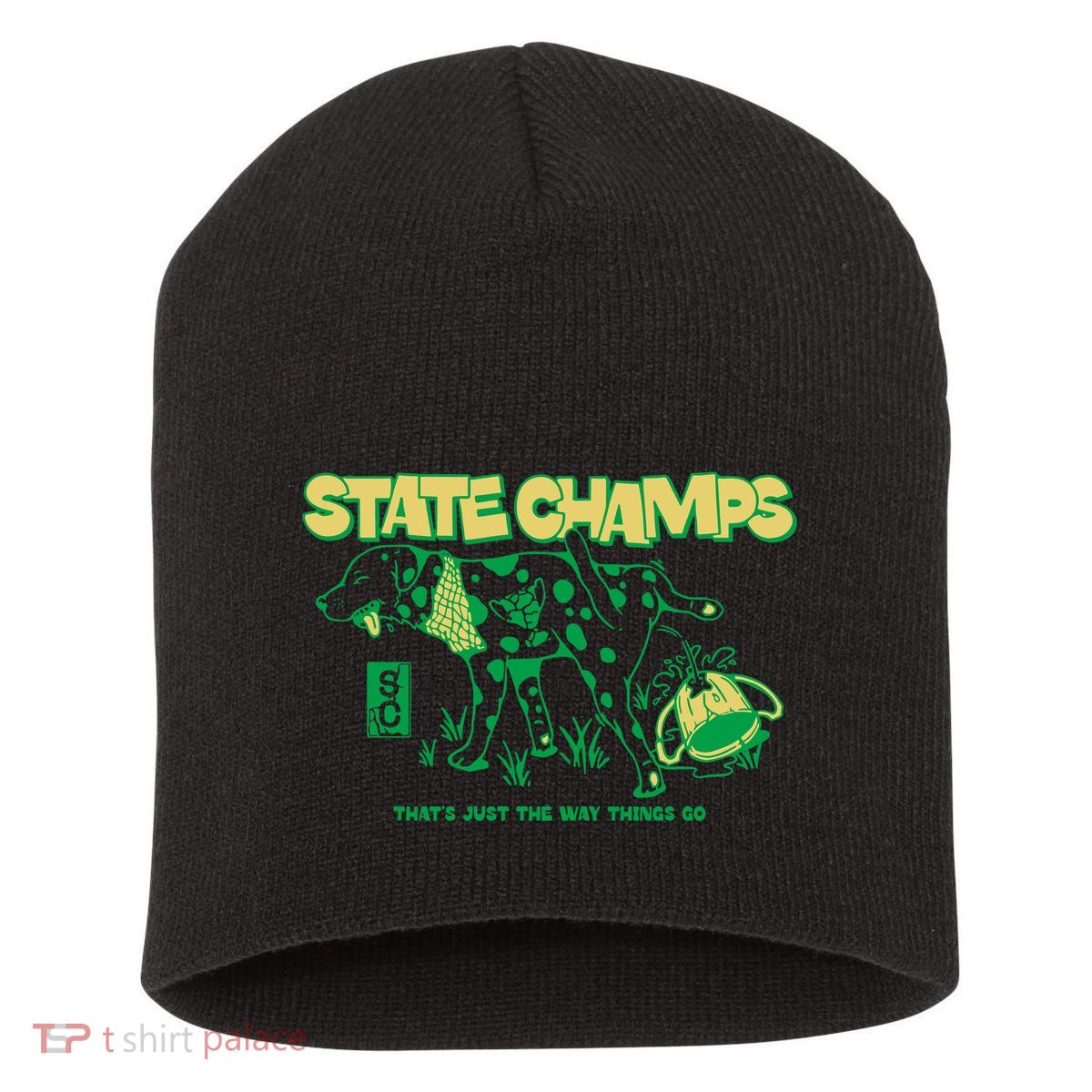 State Champs Doggo ThatS Just The Way Things Go Short Acrylic Beanie