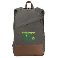 State Champs Doggo ThatS Just The Way Things Go Cotton Canvas Backpack