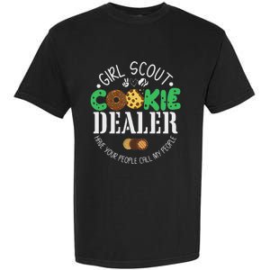 Scout Cookie Dealer Funny Scouting Family Matching Garment-Dyed Heavyweight T-Shirt