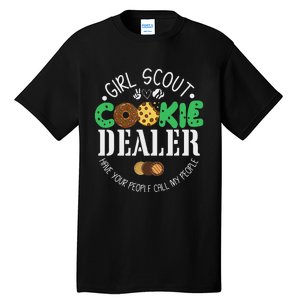 Scout Cookie Dealer Funny Scouting Family Matching Tall T-Shirt