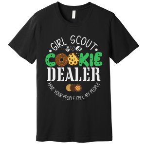 Scout Cookie Dealer Funny Scouting Family Matching Premium T-Shirt