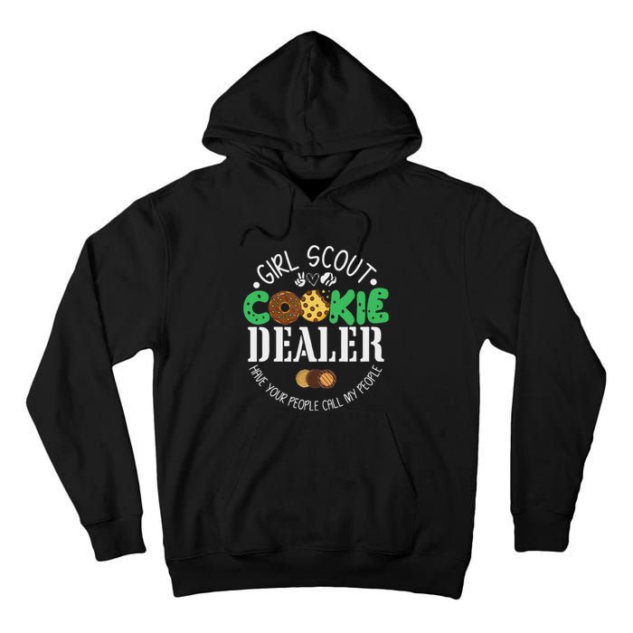 Scout Cookie Dealer Funny Scouting Family Matching Tall Hoodie