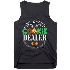 Scout Cookie Dealer Funny Scouting Family Matching Tank Top