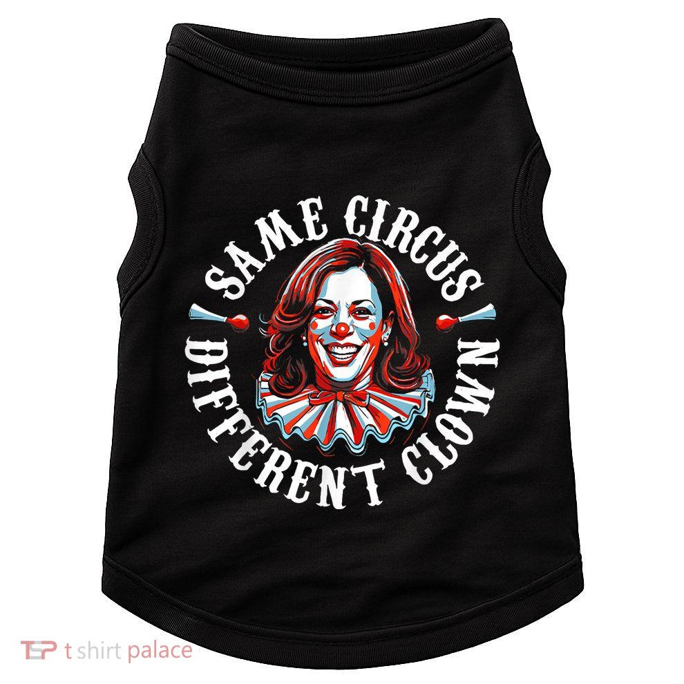Same Circus Different Clown Anti Kamala Halloween 2024 Doggie Tank