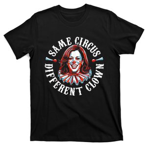 Same Circus Different Clown Anti Kamala Halloween 2024 T-Shirt