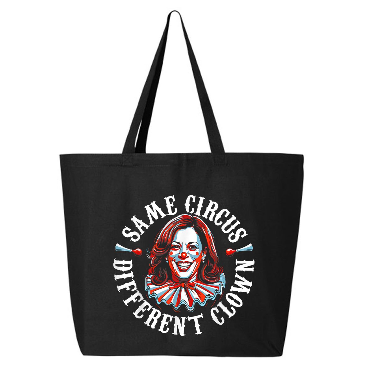 Same Circus Different Clown Anti Kamala Halloween 2024 25L Jumbo Tote