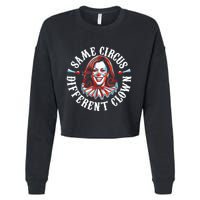 Same Circus Different Clown Anti Kamala Halloween 2024 Cropped Pullover Crew