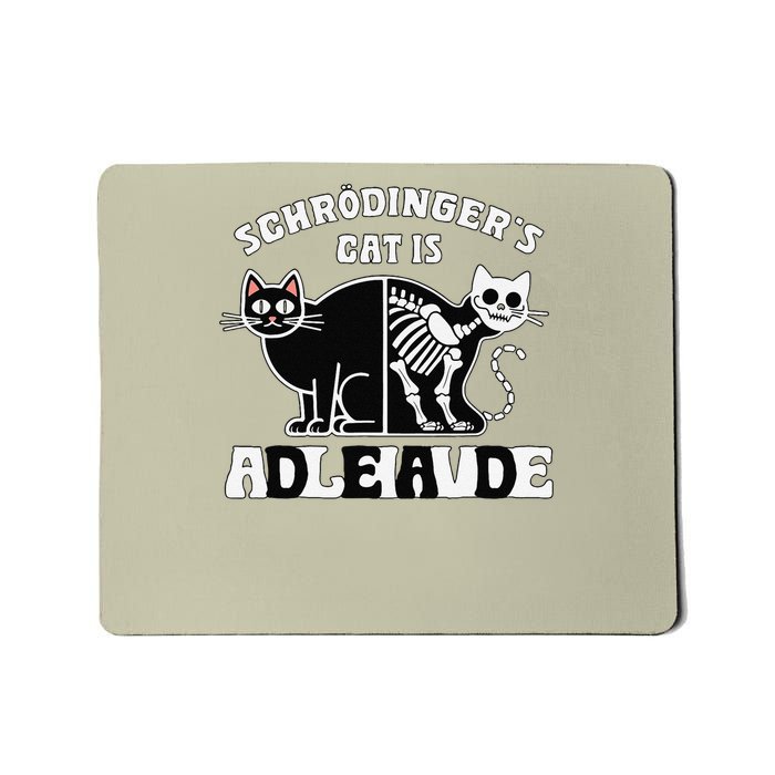 Schrodingers Cat Dead And Alive Quantum Physics Mousepad