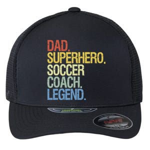 Soccer Coach Dad Flexfit Unipanel Trucker Cap