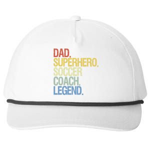 Soccer Coach Dad Snapback Five-Panel Rope Hat