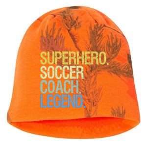 Soccer Coach Dad Kati - Camo Knit Beanie