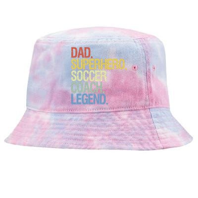 Soccer Coach Dad Tie-Dyed Bucket Hat