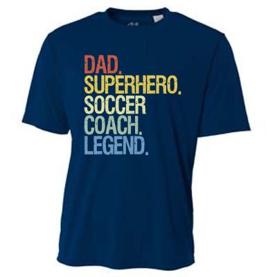 Soccer Coach Dad Cooling Performance Crew T-Shirt