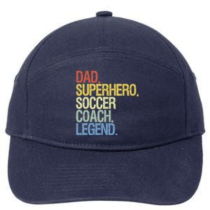 Soccer Coach Dad 7-Panel Snapback Hat