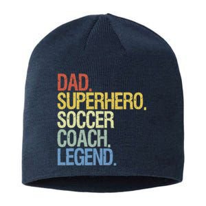 Soccer Coach Dad Sustainable Beanie