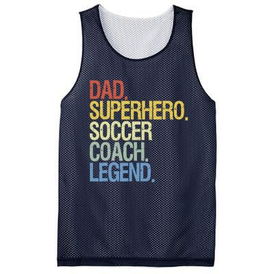 Soccer Coach Dad Mesh Reversible Basketball Jersey Tank