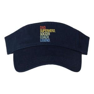 Soccer Coach Dad Valucap Bio-Washed Visor