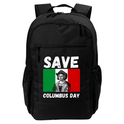 Save Columbus Day Italian Pride Backpack