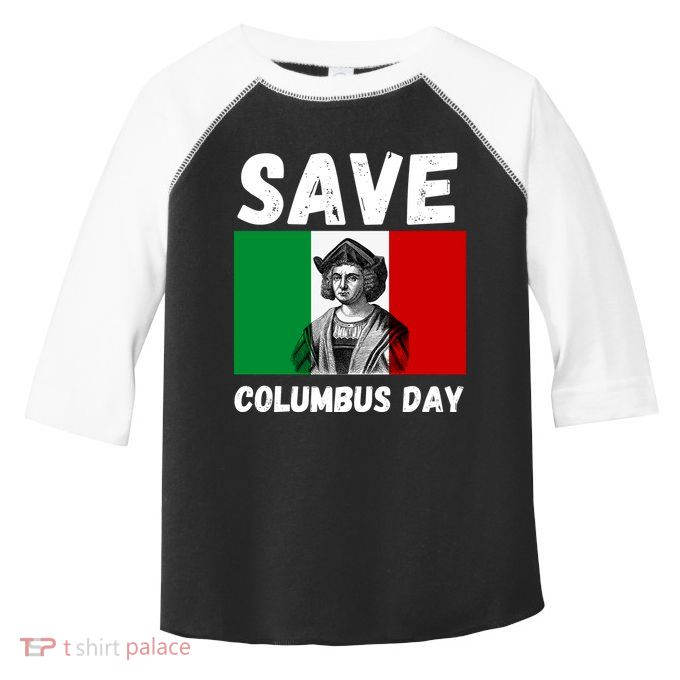 Save Columbus Day Italian Pride Toddler Fine Jersey T-Shirt