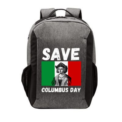 Save Columbus Day Italian Pride Vector Backpack