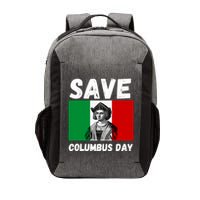 Save Columbus Day Italian Pride Vector Backpack