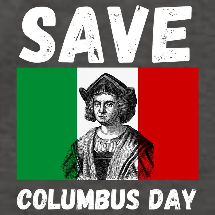 Save Columbus Day Italian Pride Vector Backpack