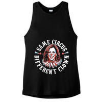 Same Circus Different Clown Funny Kamala Harris Clown Ladies PosiCharge Tri-Blend Wicking Tank