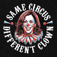 Same Circus Different Clown Funny Kamala Harris Clown Ladies PosiCharge Tri-Blend Wicking Tank