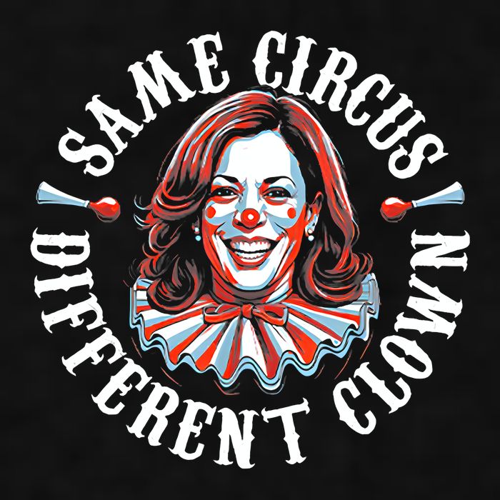 Same Circus Different Clown Funny Kamala Harris Clown Ladies PosiCharge Tri-Blend Wicking Tank